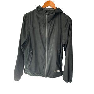 The Hundreds Zip Up Hoodie Windbreaker Jacket Black Size Small